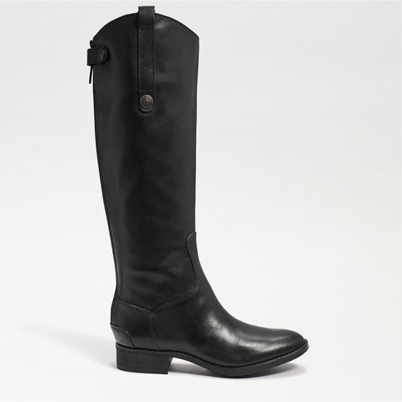 Sam Edelman Shoes - Sam Edelman Women's Shoes Penny Leather Riding Boots Black Sz 7.5 Classic Preppy